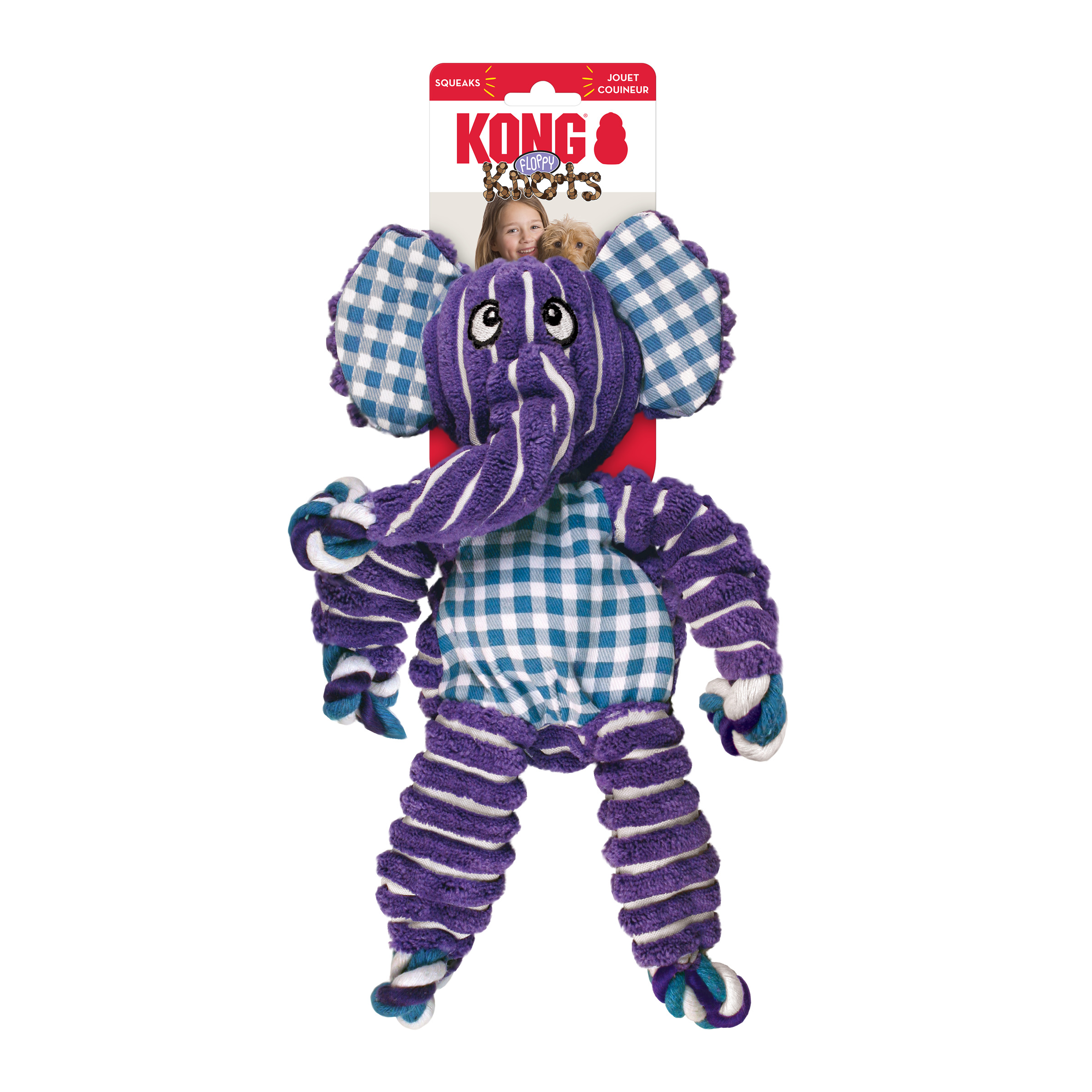 Παιχνίδι KONG Floppy Knots Elephant