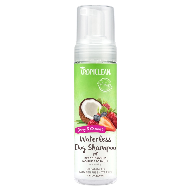 Σαµπουάν στεγνού καθαρισµού Tropiclean Waterless Shampoo Dog Deep Cleaning 220ml