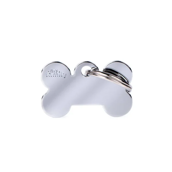 My Family Ταυτότητα Basic chrome ασημί inox κόκκαλο