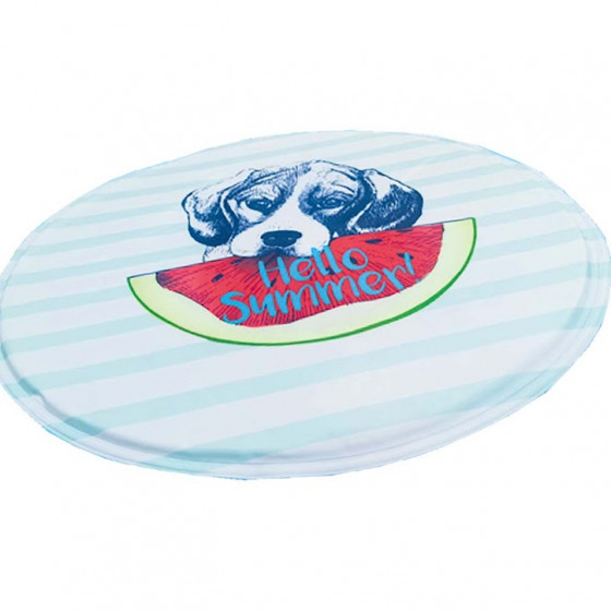 Στρώμα δροσιάς Glee Cooling Pad Στρογγυλό Hello Summer 60cm - Image 2