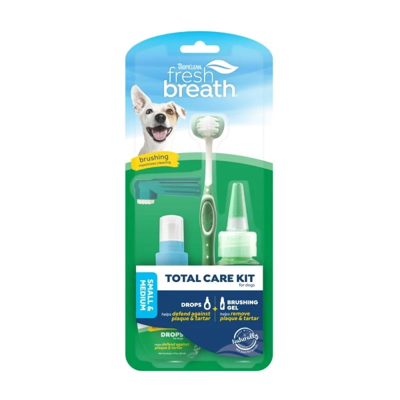 Σετ στοματικής φροντίδας Tropiclean tartar control & fresh breath