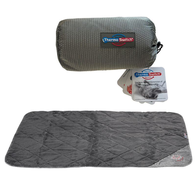 Στρώμα 4 εποχών ThermoSwitch διπλής όψης για ταξίδι Samos travel blanket - Image 4