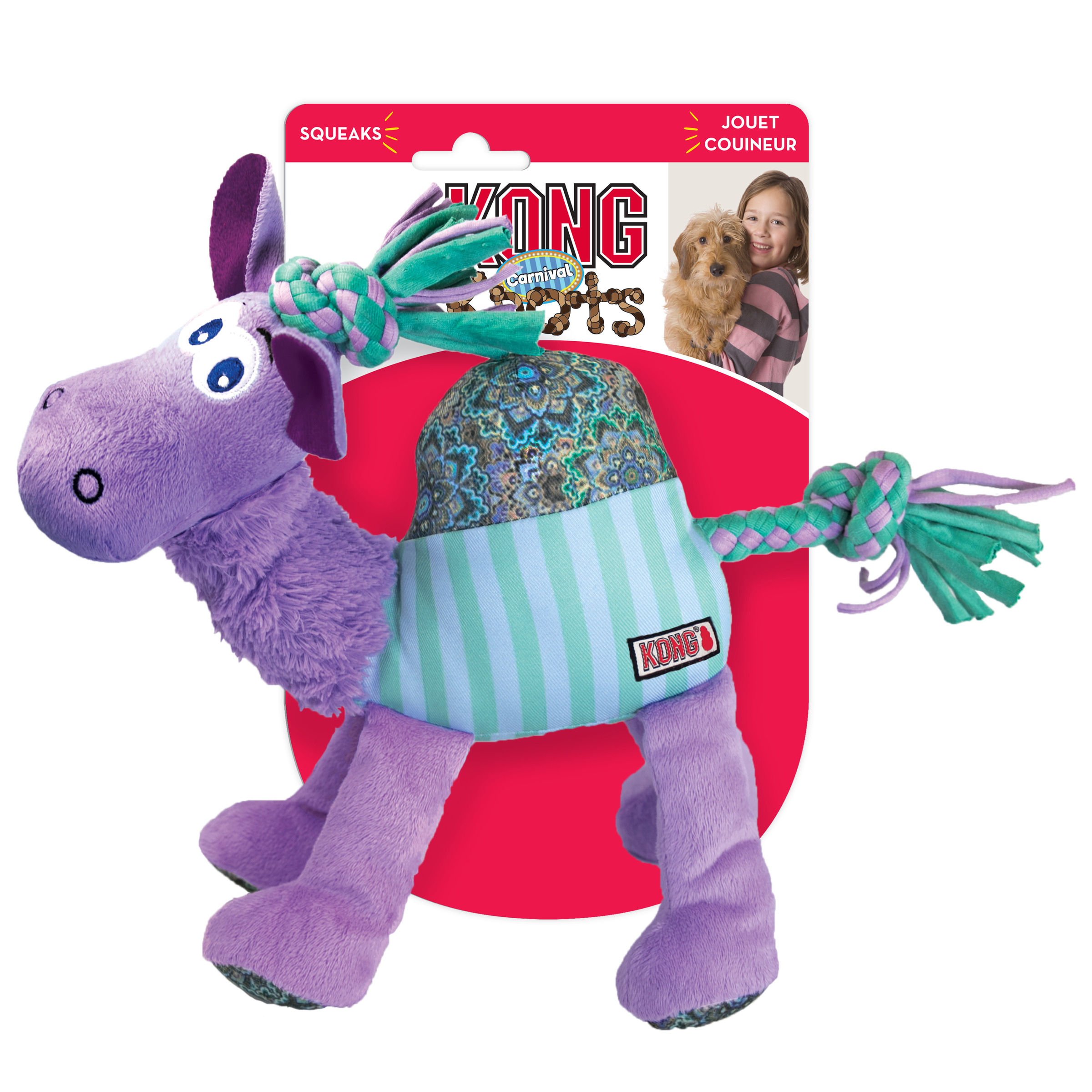 Παιχνίδι σκύλου KONG Knots Carnival camel